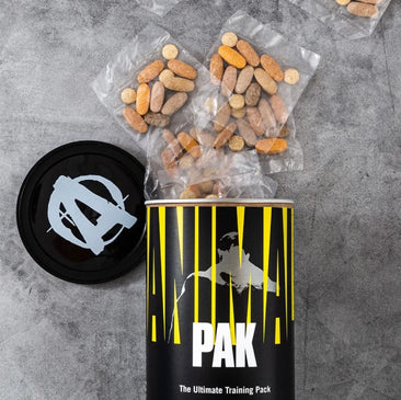Animal Pak Open Can Showing Packs