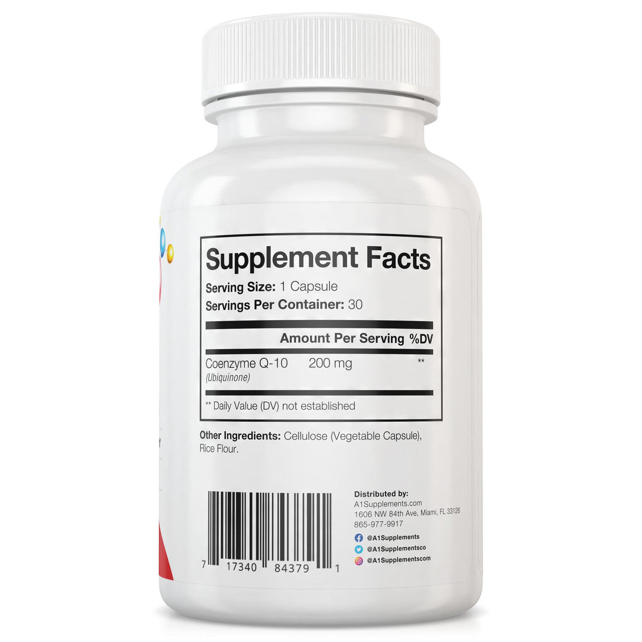 Ayone Nutrition CoQ10 Supplement Facts