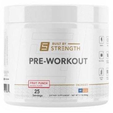 Built By Strength Pre-Workout bottle