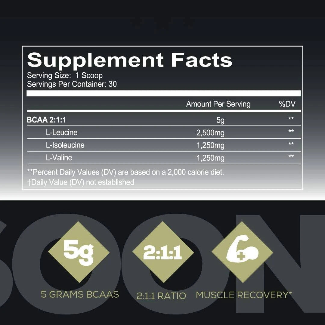 Redcon1 BCAA Supplement Facts