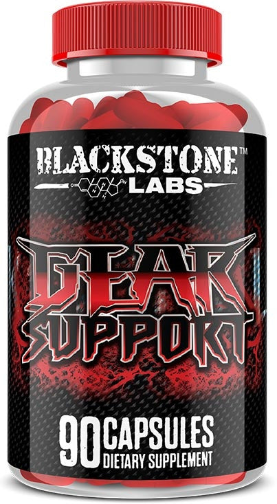 Blackstone Labs Gear Support bottle label