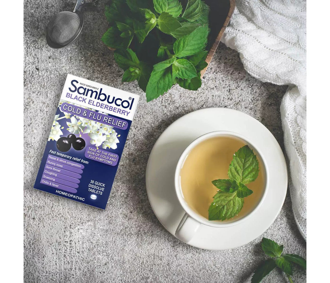 Sambucol Black Elderberry Cold & Flu Relief Product Highlights