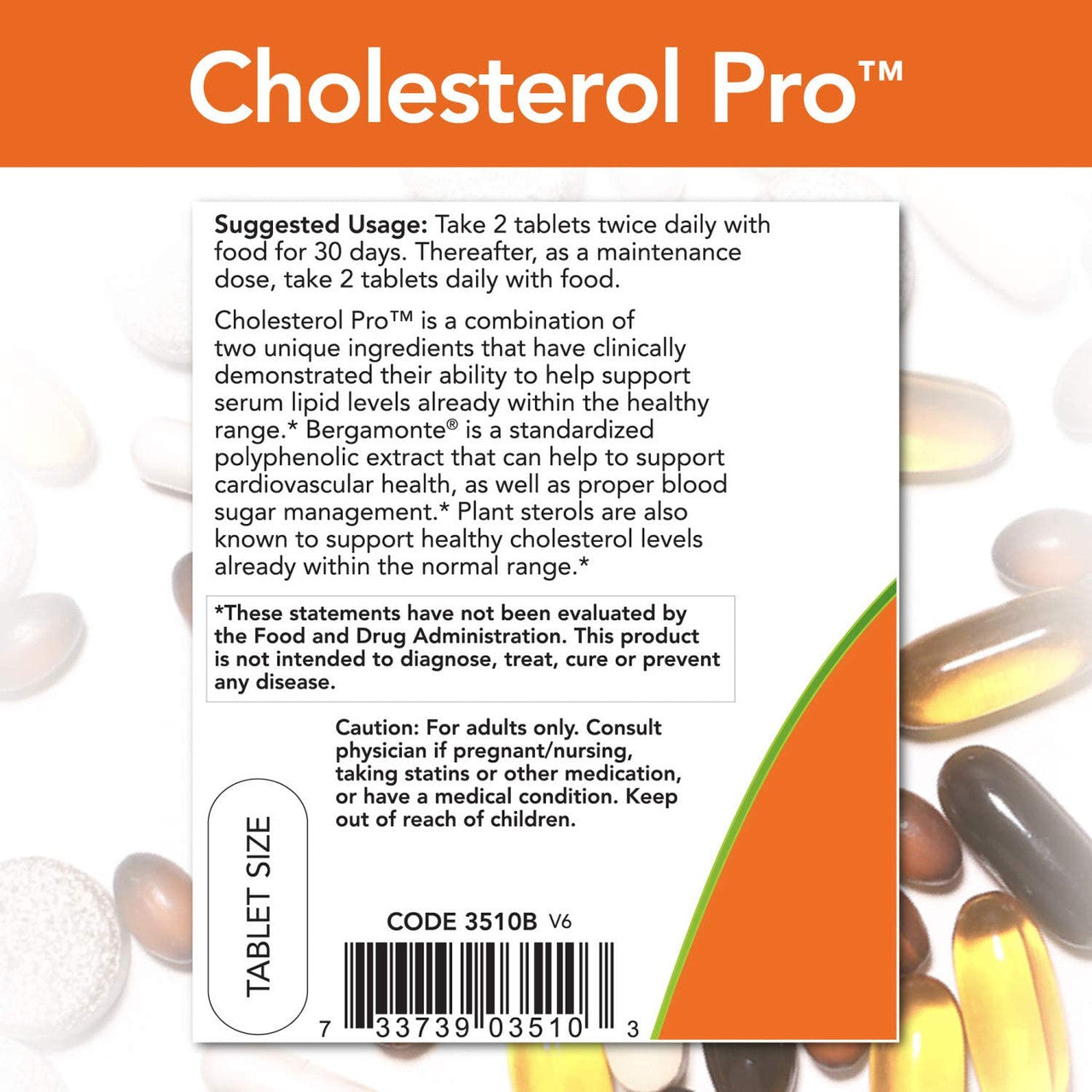 Now Cholesterol Pro directions