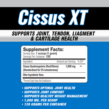 SNS Cissus XT Powder Supplement Facts