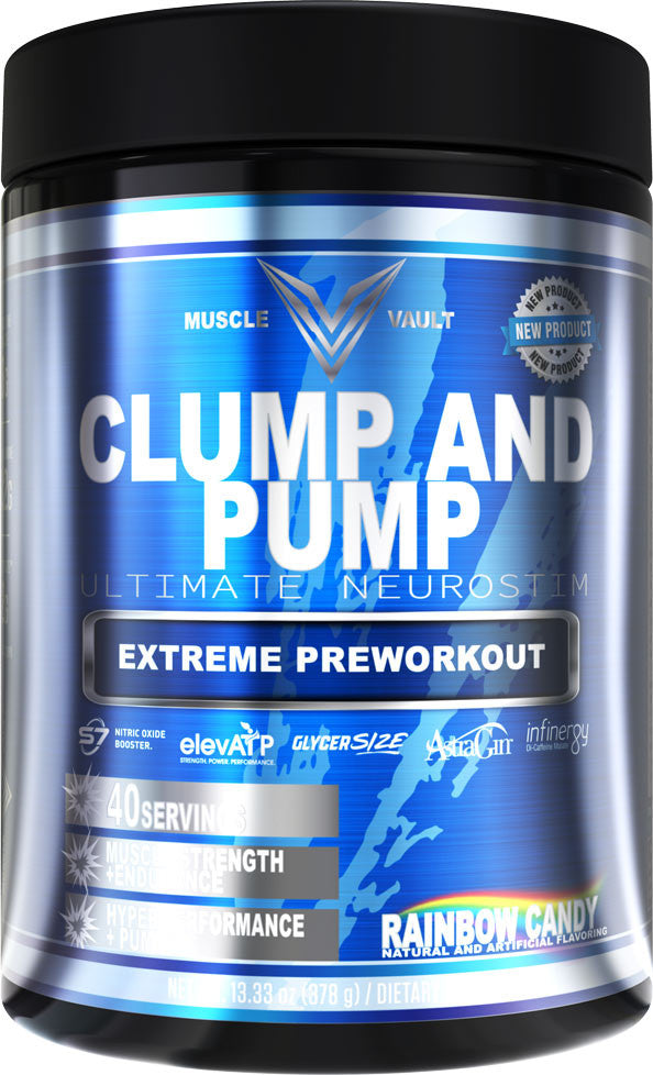 Muscle Vault Clump And Pump Bottle