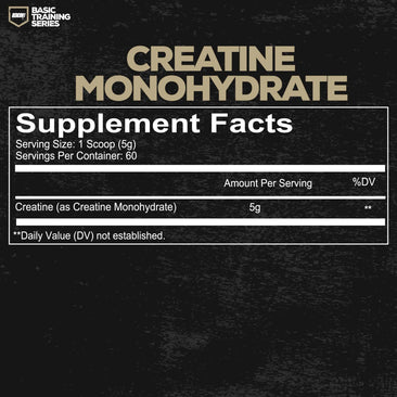 Redcon1 Creatine Monohydrate Supplement Facts