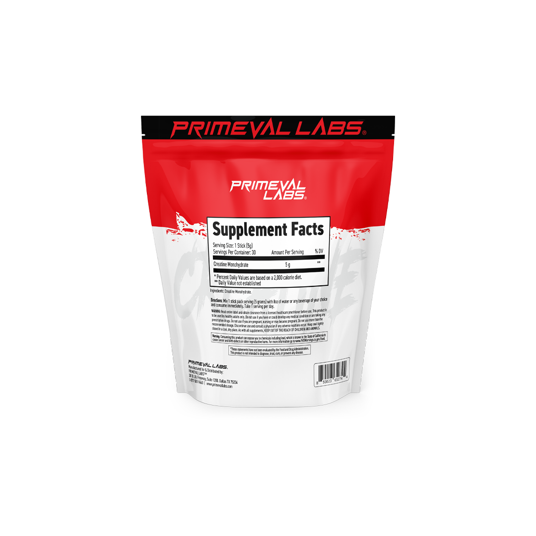 Primeval Labs Creatine  supplement facts