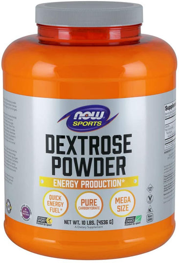 Now Dextrose Powder bottle