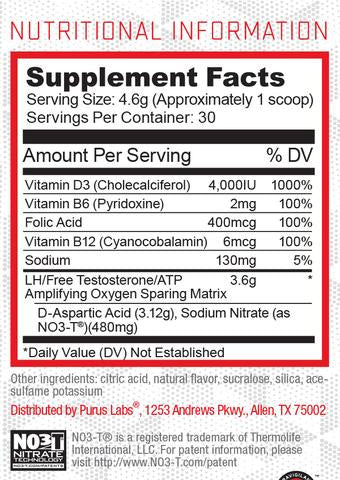 Purus Labs D-Pol Supplement Facts
