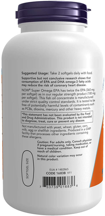 Now Super Omega EPA Double Strength directions