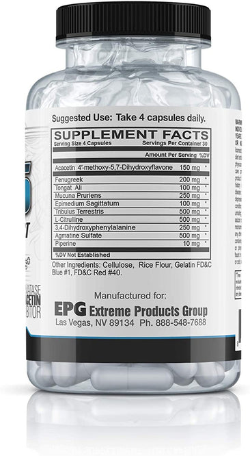 EPG Steel 75 supplement facts