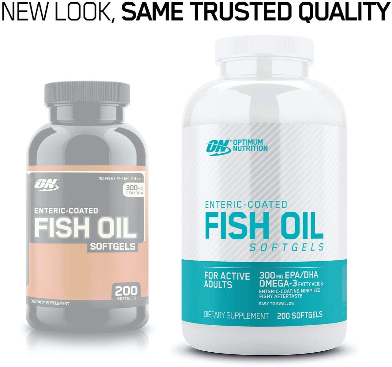 Optimum Nutrition Enteric Coated Fish Oil New Look