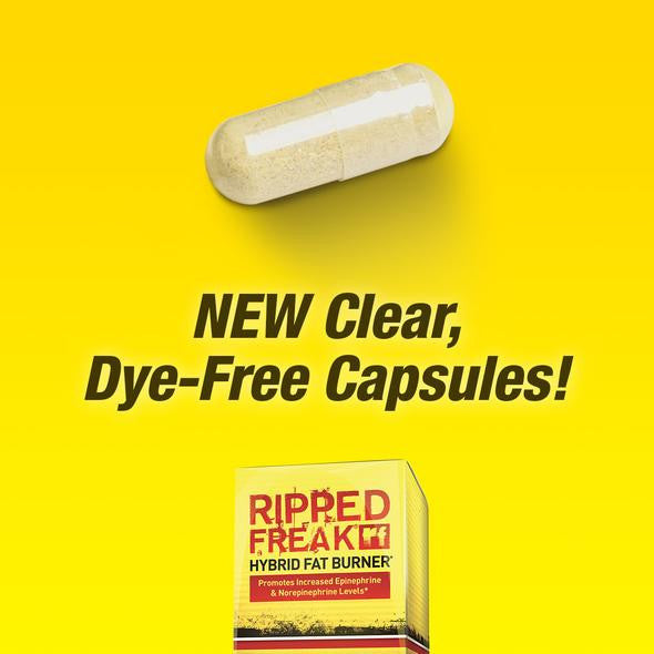 PharmaFreak Ripped Freak Product Highlights Dye-Free Capsules