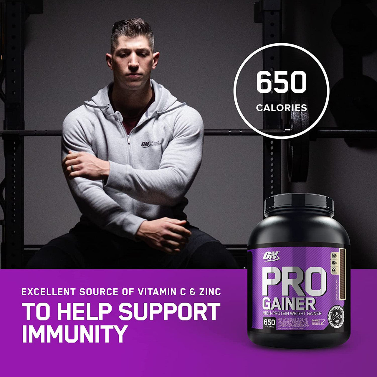 Optimum Nutrition Pro Gainer Product Highlights To Help Support Immunity
