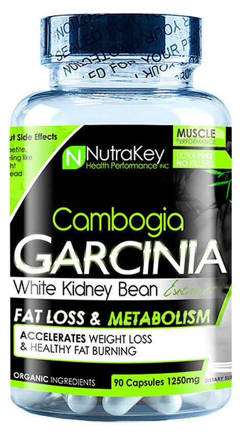 NutraKey Cambogia Garcinia + White Kidney Bean Extract Bottle