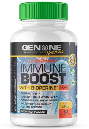 GenOne Laboratories Immune Boost With Bioperine - A1 Supplements Store
