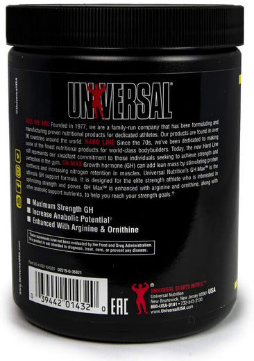 Universal Nutrition GH Max About the Brand