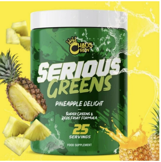 Chaos Crew Serious Greens pineapple highlight