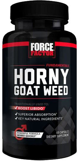 Force Factor Horny Goat Weed Bottle