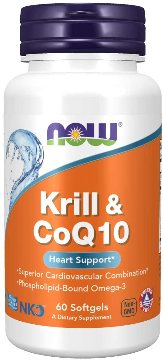 Now Krill & CoQ10 bottle