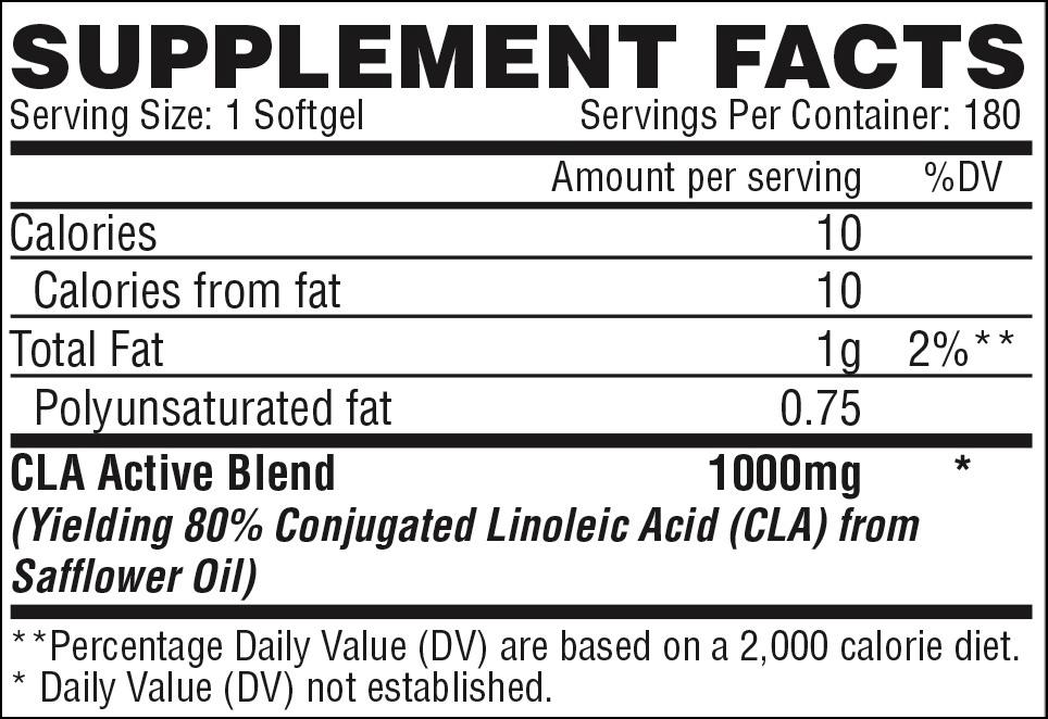 Nutrex Research Lipo-6 CLA Supplement Facts