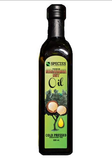 Species Nutrition Macadamia Nut Oil Bottle