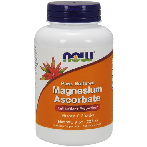 Now Magnesium Ascorbate Powder Bottle