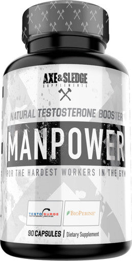 Axe & Sledge Manpower Natural Testosterone Booster - A1 Supplements Store