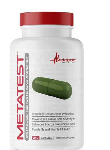 Metabolic Nutrition Metatest 240 Caps - A1 Supplements Store