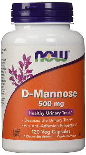 Now D-Mannose 500mg Bottle