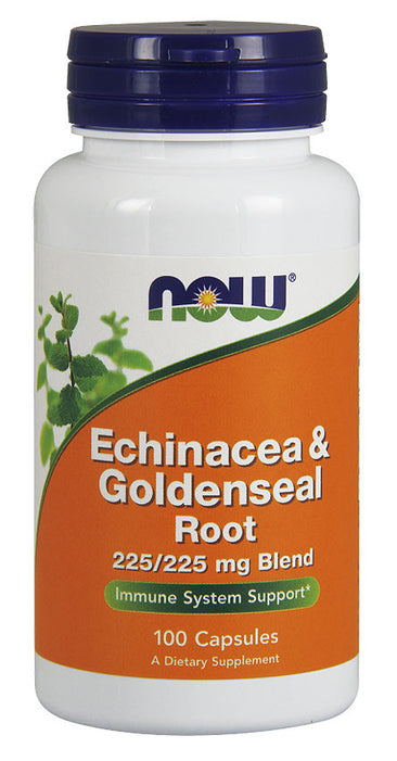 Now Echinacea & Goldenseal Root Bottle
