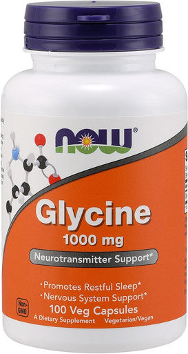 Now Glycine 1000mg - A1 Supplements Store
