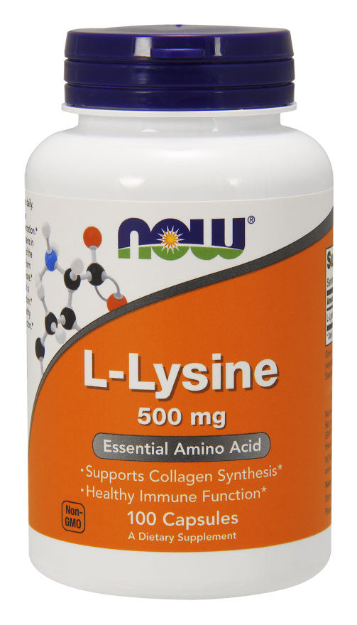 Now L-Lysine 500mg Bottle