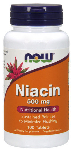 Now Niacin 500 mg 1 - A1 Supplements Store