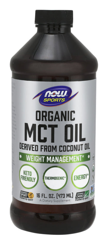 Now Organic MCT Oil Bottle