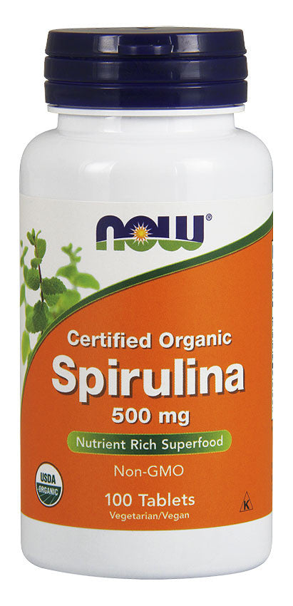 Now Spirulina 500 mg Bottle