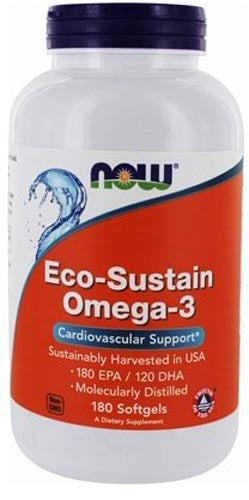 Now Eco-Sustain Omega-3 Bottle