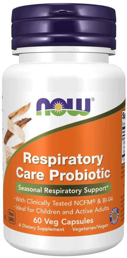 Now Respiratory Care Probiotic Bottle