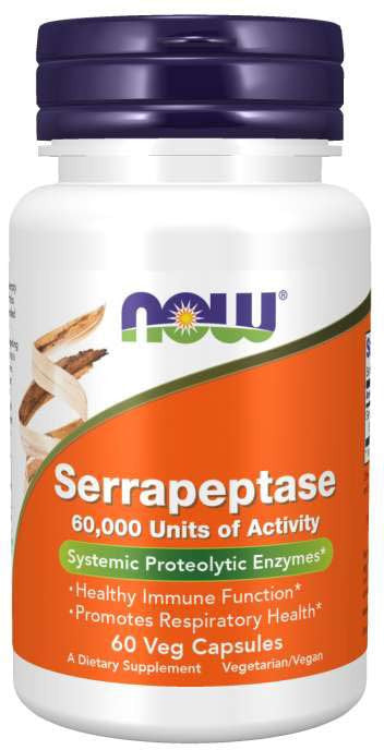 Now Serrapeptase Bottle
