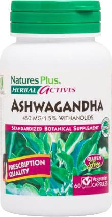 Nature's Plus Ashwagandha 450 MG Bottle
