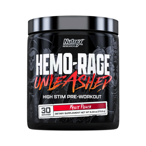 Nutrex Research Hemo-Rage Unleashed 30 srv Main Fruit Punch