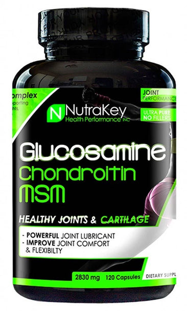 NutraKey Glucosamine Chondroitin MSM Bottle