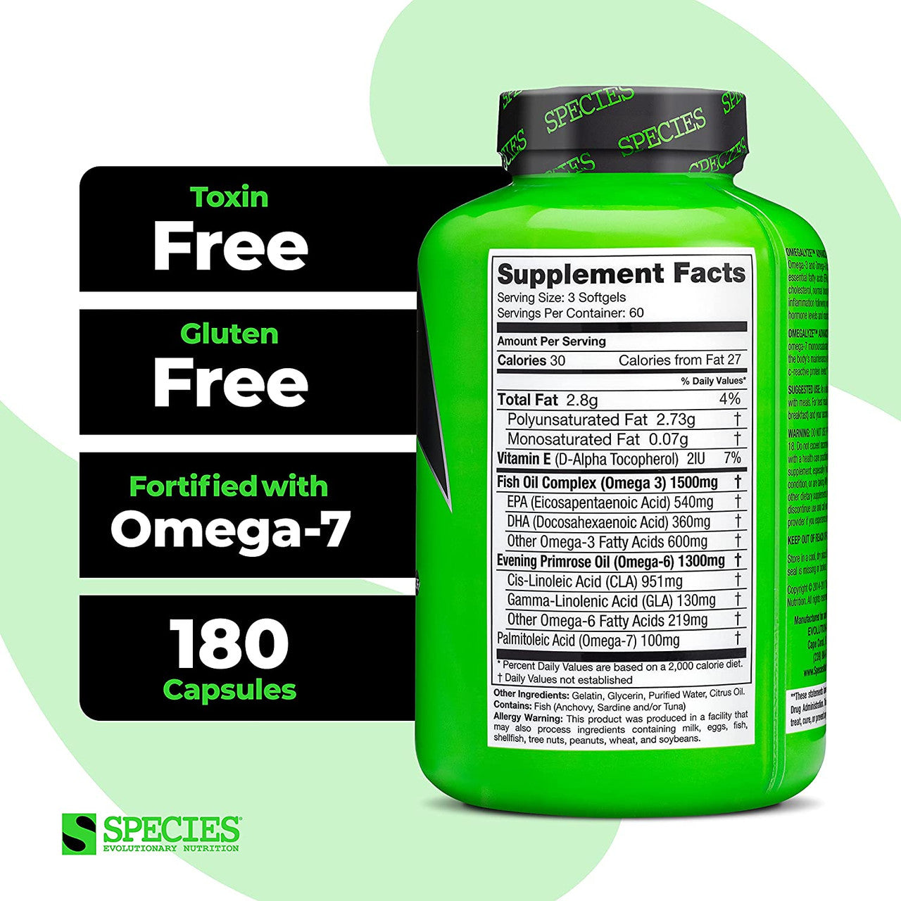 Species Nutrition Omegalyze Supplement Facts