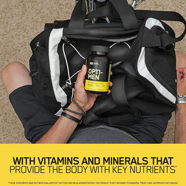 Optimum Nutrition Opti-Men Product Highlight With Vitamins and Minerals