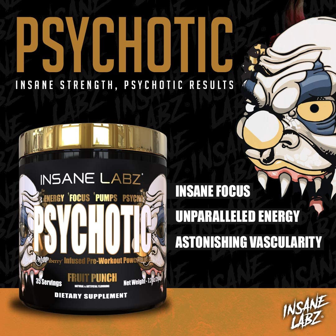 Insane Labz Psychotic Gold banner