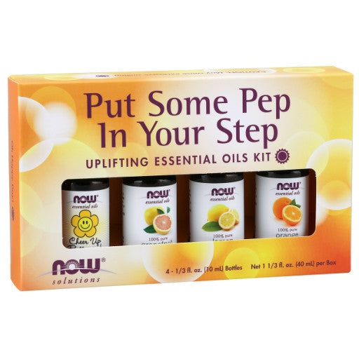 Now Put Some Pep In Your Step Essential Oil Kit