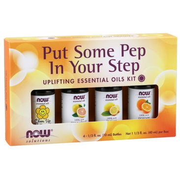 Now Put Some Pep In Your Step Essential Oil Kit - A1 Supplements Store
