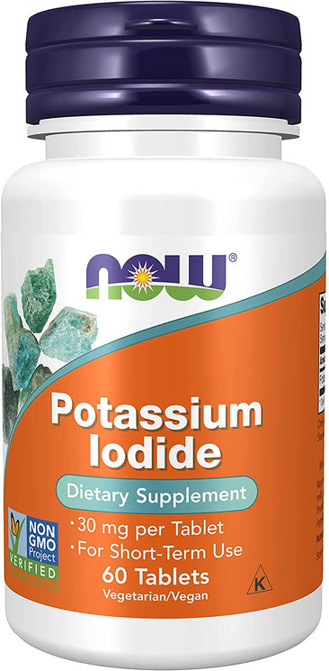 Now Potassium Iodide 30mg bottle