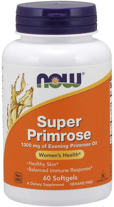 Now Super Primrose 1300 mg Bottle