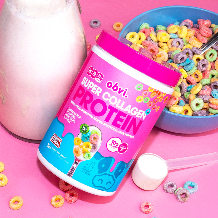 Obvi Super Collagen Protein Fruity Cereal